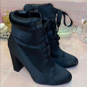 Black Silky Boots